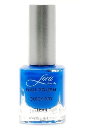 Világoskék Lora Beauty körömlakk (16 ml)